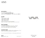 Vava VA-UC010 User Manual preview