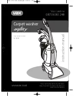 Vax Agility V-123 Instruction Manual предпросмотр