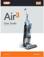 Предварительный просмотр 1 страницы Vax Air3 Motion Series VUAM1200P User Manual