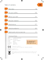 Предварительный просмотр 19 страницы Vax C85-AS-PH-E User Manual