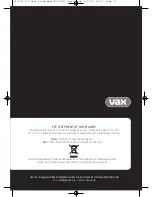 Предварительный просмотр 12 страницы Vax C91-PF1-B-T Instruction Manual