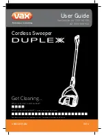 Vax DUPLEX VX14 User Manual предпросмотр