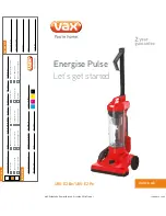 Vax Energise Pulse U85-E2-Be Let'S Get Started preview