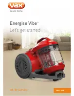 Предварительный просмотр 1 страницы Vax Energise Vibe C85-E2-Be Let'S Get Started