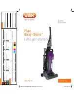 Vax Flair Easy-Store U86-FN-Pe User Manual preview