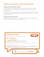 Предварительный просмотр 4 страницы Vax Flair Total Home Let'S Get Started