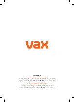 Preview for 20 page of Vax Home Pro VX86 Manual