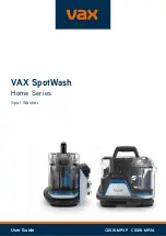 Vax Home SpotWash Series User Manual предпросмотр