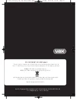 Предварительный просмотр 12 страницы Vax Infinity V-107 Instruction Manual