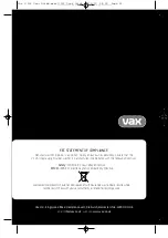 Предварительный просмотр 12 страницы Vax Integra Instruction Manual