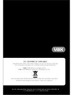 Предварительный просмотр 12 страницы Vax Lightweight V-044AP Instruction Manual