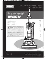 Vax Mach 1 SERIES Instruction Manual предпросмотр