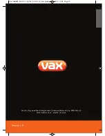 Vax Mach 8 User Manual предпросмотр