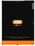 Предварительный просмотр 12 страницы Vax Mach Air SERIES User Manual