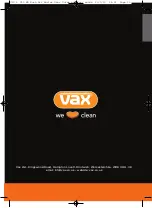 Предварительный просмотр 12 страницы Vax Mach Air U90-MA User Manual