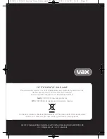 Предварительный просмотр 20 страницы Vax MACH5 User Manual