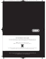 Предварительный просмотр 12 страницы Vax Magnum VZL-401AA Instruction Manual