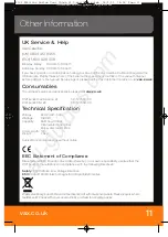 Предварительный просмотр 11 страницы Vax Multivax 6121T User Manual