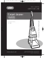 Предварительный просмотр 2 страницы Vax Oasis V-130 Instruction Manual