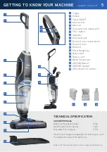 Предварительный просмотр 5 страницы Vax ONE PWR CORDLESS GLIDE CLHF-GLBS User Manual