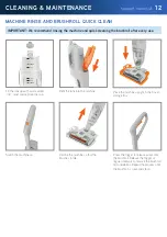 Предварительный просмотр 12 страницы Vax ONE PWR CORDLESS GLIDE CLHF-GLBS User Manual