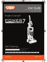 Предварительный просмотр 2 страницы Vax Power 7 SERIES User Manual