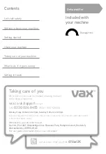 Preview for 4 page of Vax Power Extract User Manual