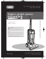 Preview for 1 page of Vax Power2 C91-P2 Series Instruction Manual