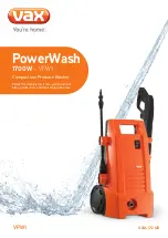 Vax PowerWash 1700W User Manual предпросмотр