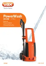 Preview for 1 page of Vax PowerWash 2000W Manual