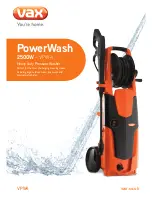 Vax PowerWash VPW4 User Manual предпросмотр