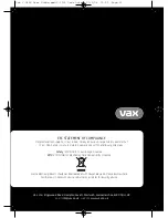 Preview for 12 page of Vax quicklife widetrack2 V-045 Instruction Manual