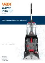 Vax RAPID POWER Series Manual предпросмотр