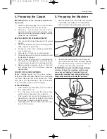 Предварительный просмотр 5 страницы Vax Rapide Spring V-021 Instruction Manual