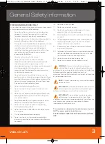 Предварительный просмотр 3 страницы Vax Rapide Ultra User Manual