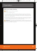 Предварительный просмотр 5 страницы Vax Rapide Ultra User Manual
