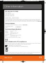 Предварительный просмотр 13 страницы Vax Rapide Ultra User Manual