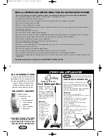 Preview for 2 page of Vax Rapide V-025 Instructions For Use Manual