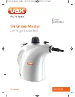 Предварительный просмотр 1 страницы Vax S4 Grime Master Get Started