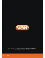 Preview for 1 page of Vax S7 series User Manual