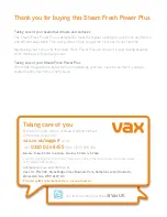 Preview for 4 page of Vax S84-W7-P Let'S Get Started