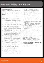 Preview for 3 page of Vax S87-T2 Series User Manual