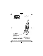 Предварительный просмотр 1 страницы Vax Turbo Force Ultra V-006U Instruction Manual