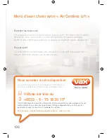 Предварительный просмотр 100 страницы Vax U85-ACLG-B-E User Manual