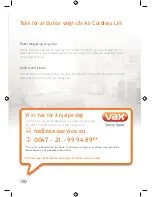 Предварительный просмотр 180 страницы Vax U85-ACLG-B-E User Manual