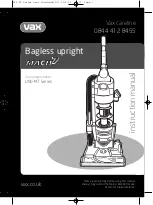 Preview for 1 page of Vax U90-M7 Series Instruction Manual