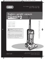 Vax U91-P2 Series Instruction Manual предпросмотр