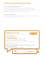 Предварительный просмотр 4 страницы Vax UCNBAWP1 Let'S Get Started