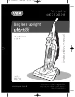 Предварительный просмотр 1 страницы Vax ultrixx pet V-041P Instruction Manual