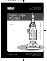 Vax V-008T Instruction Manual предпросмотр